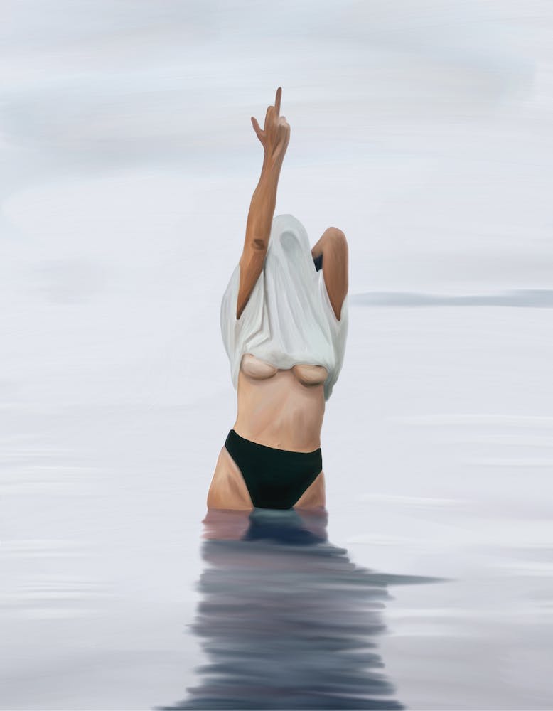 Woman Giving Finger