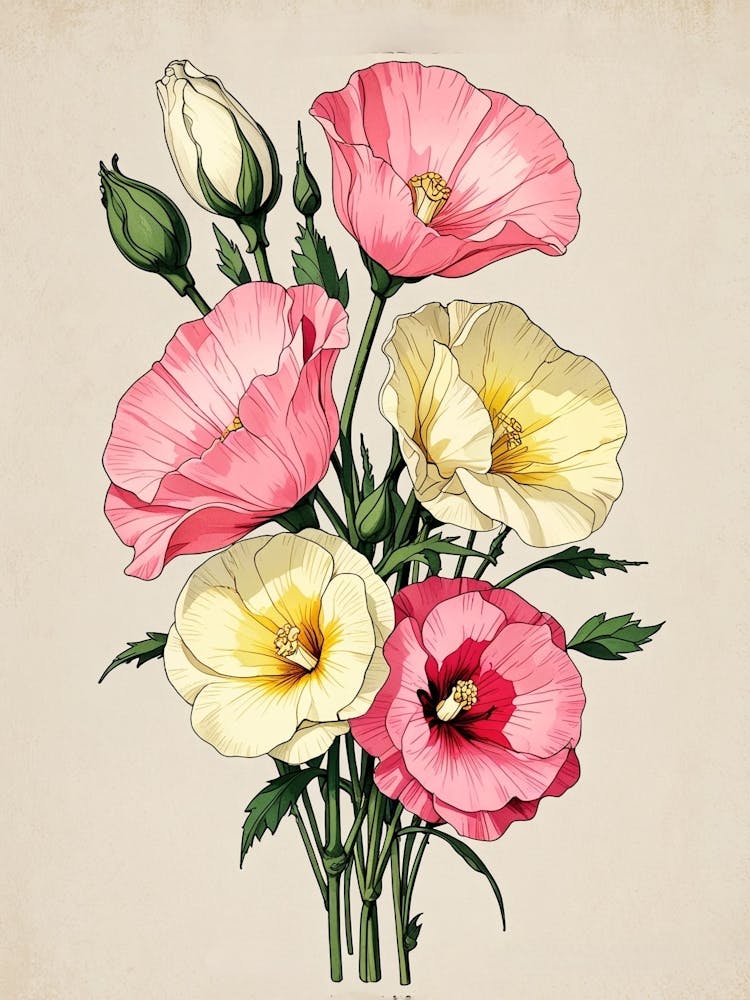 Poppies In A Vase