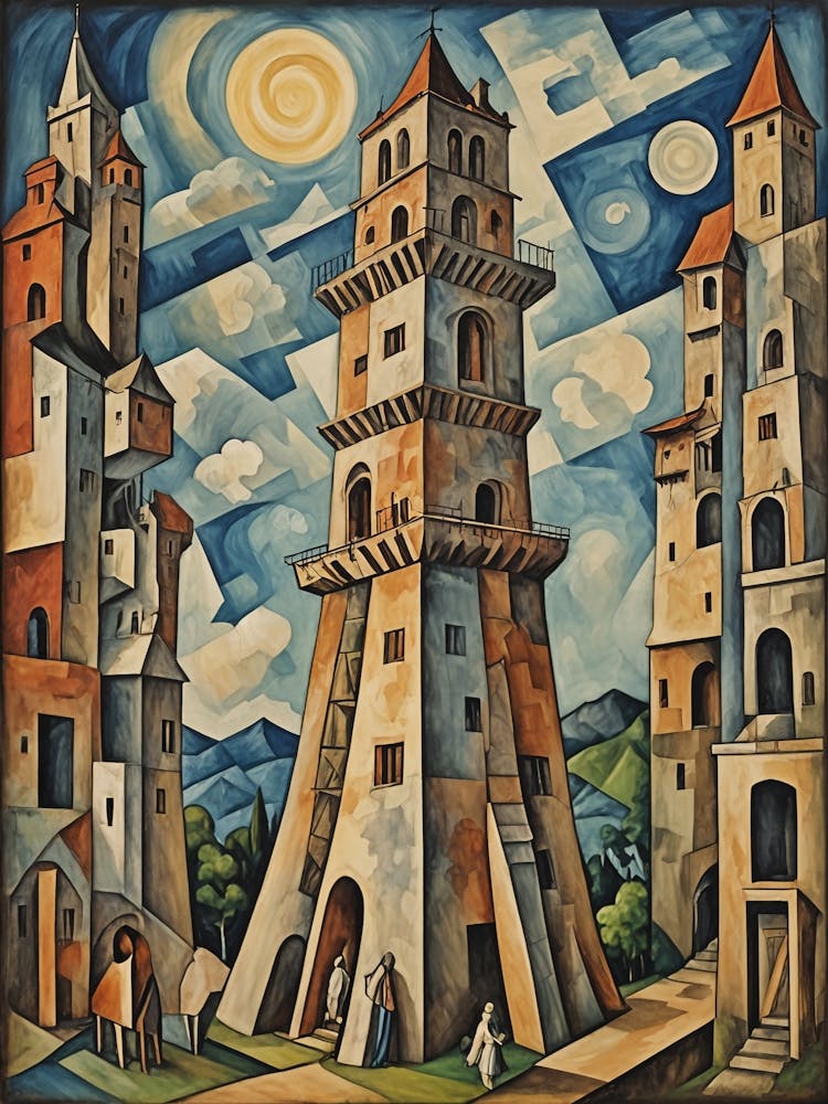 Tower In Abstract