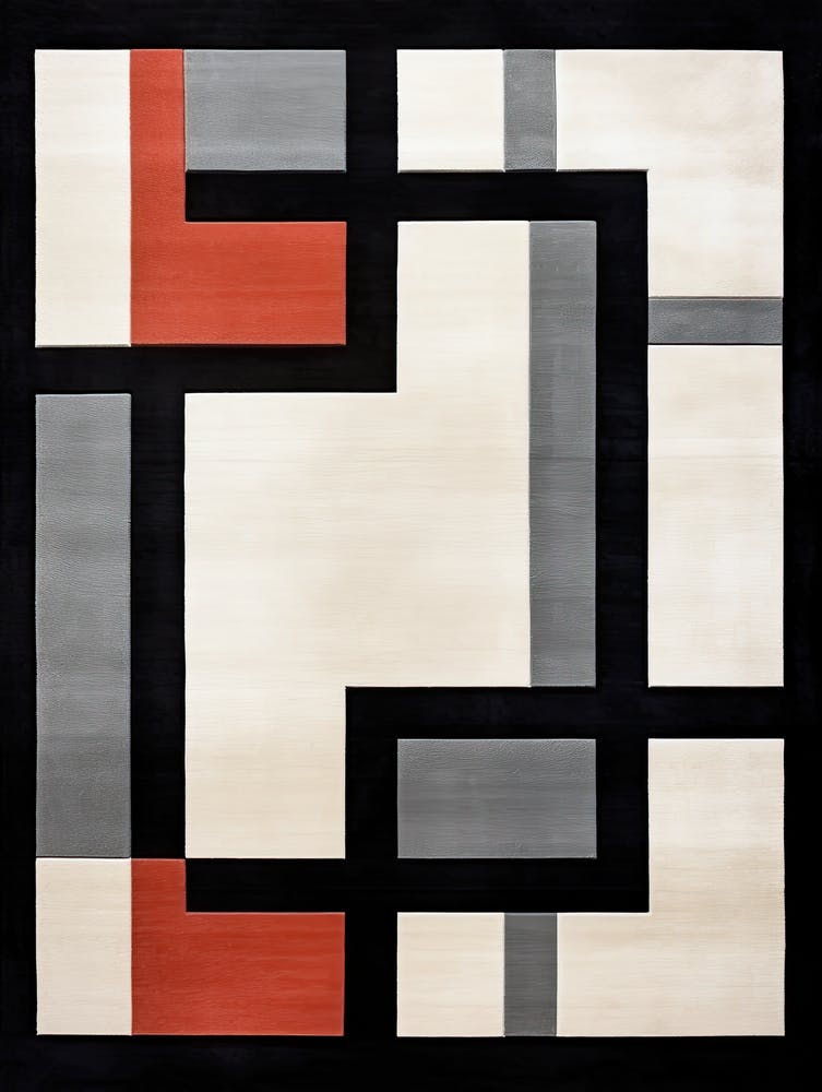 Vibrant Vertex: Mid-Century Geometric Vibrations