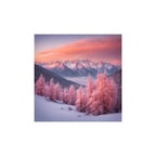 Pink Trees In The Mountains