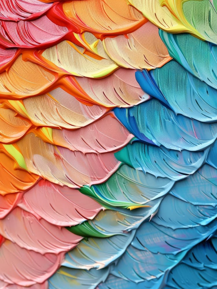 Rainbow Feathers