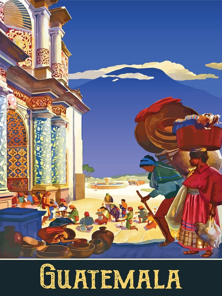 Guatemala, People Are Going To The Market