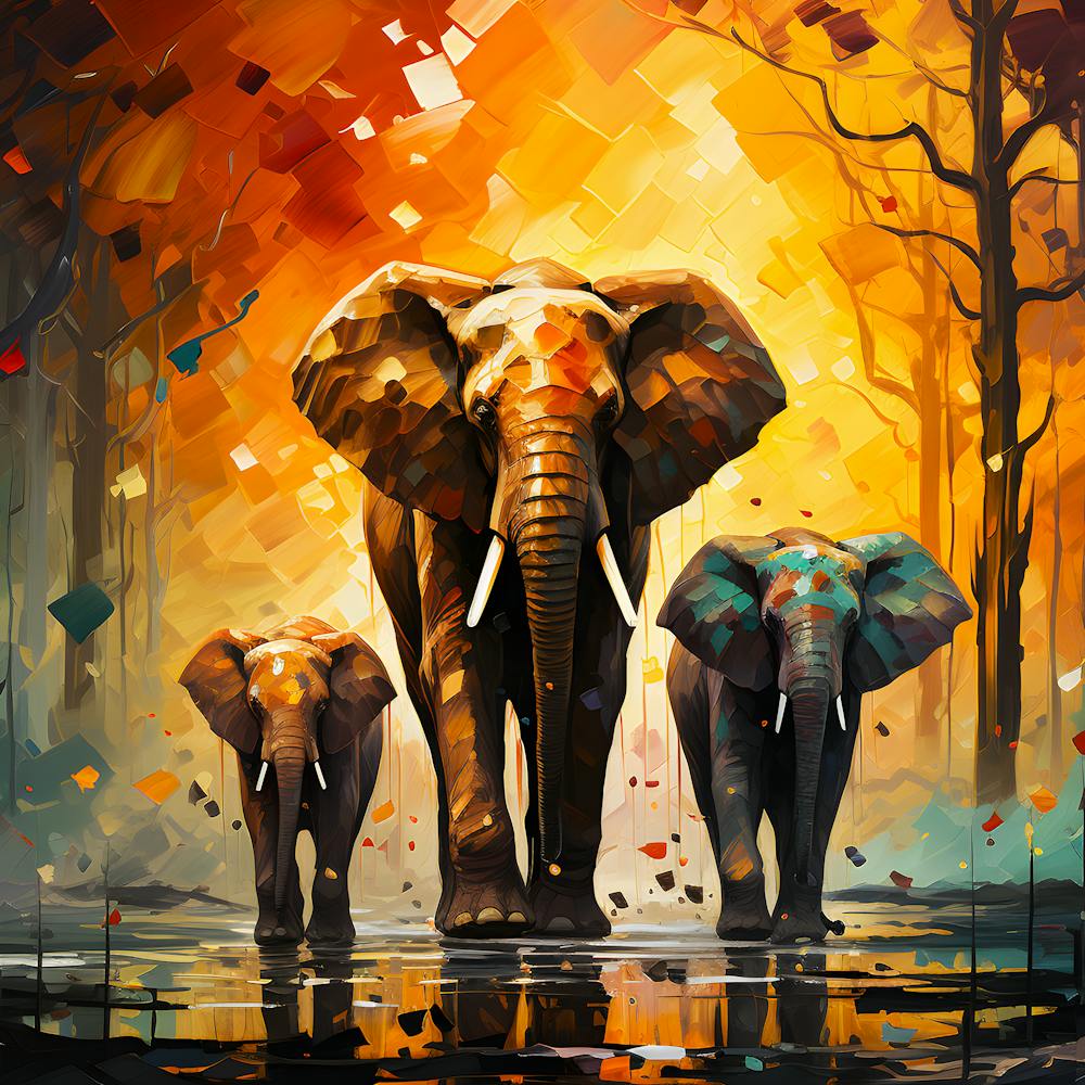 Elephants In The Rain