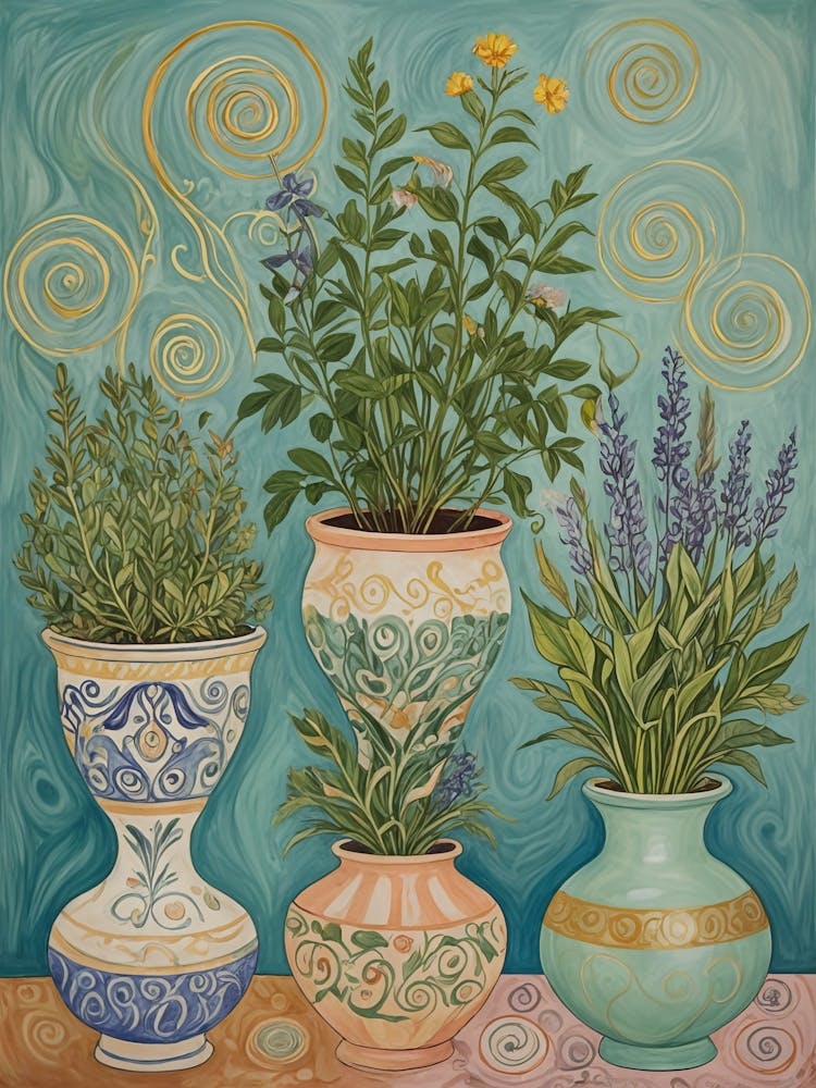 Pots Of Plants