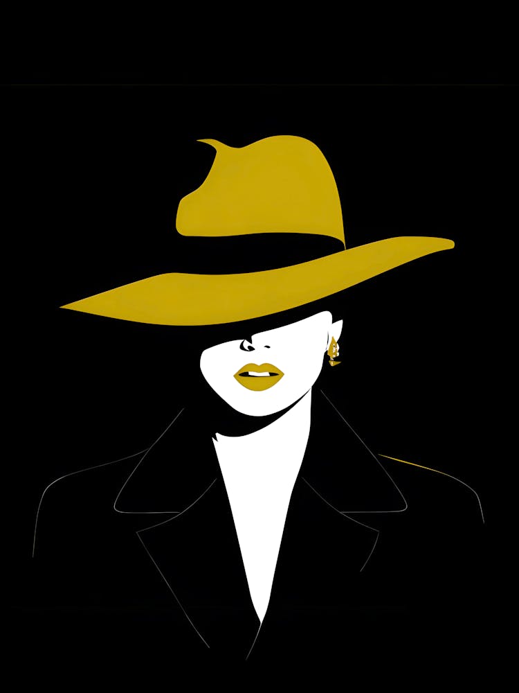 Woman In A Hat 1