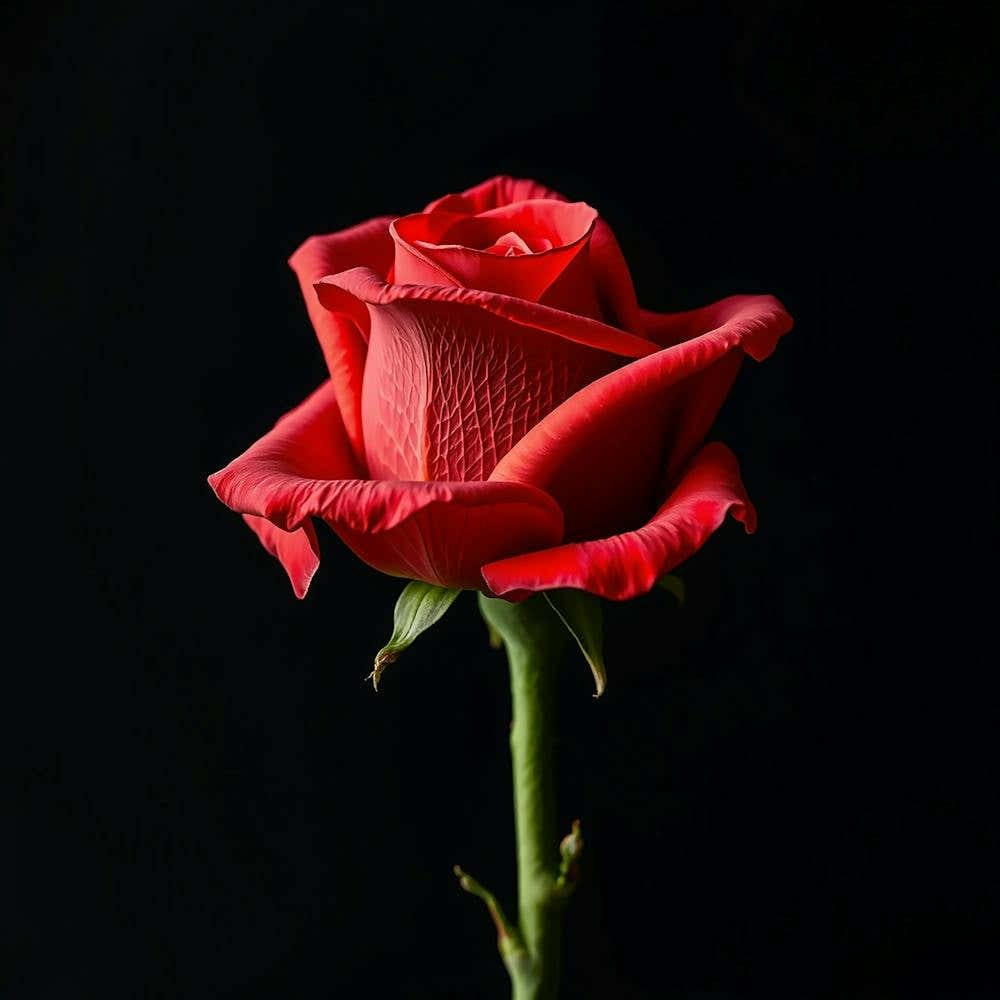 Red Rose Flower 1