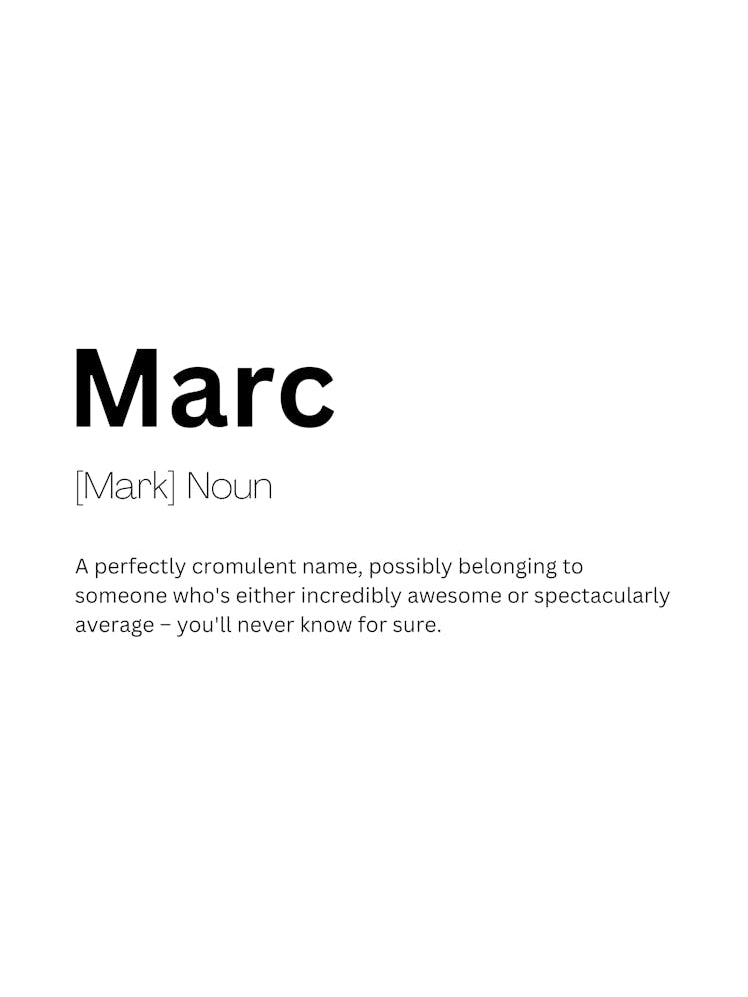 Marc Definition Meaning