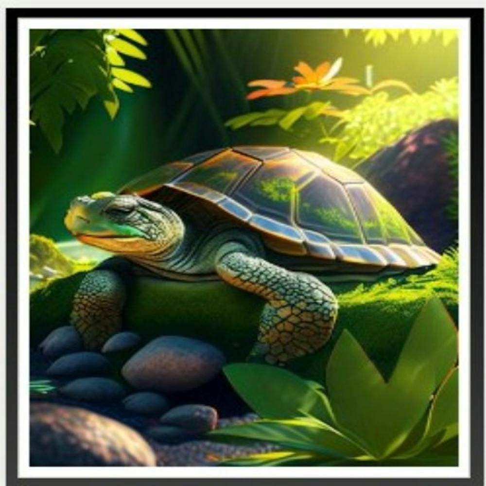 Turtle In The Forest