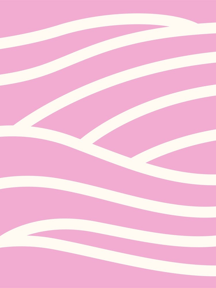 Pink Wavy Lines