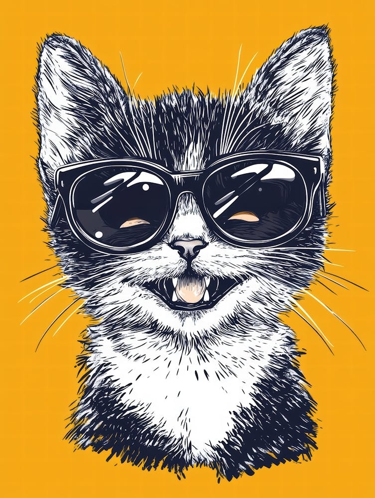Cat In Sunglasses 11