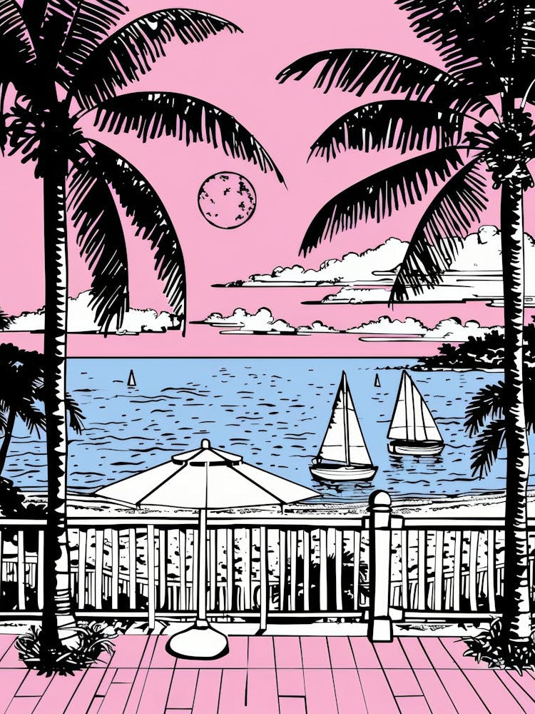 Palm Trees On The Beach 12