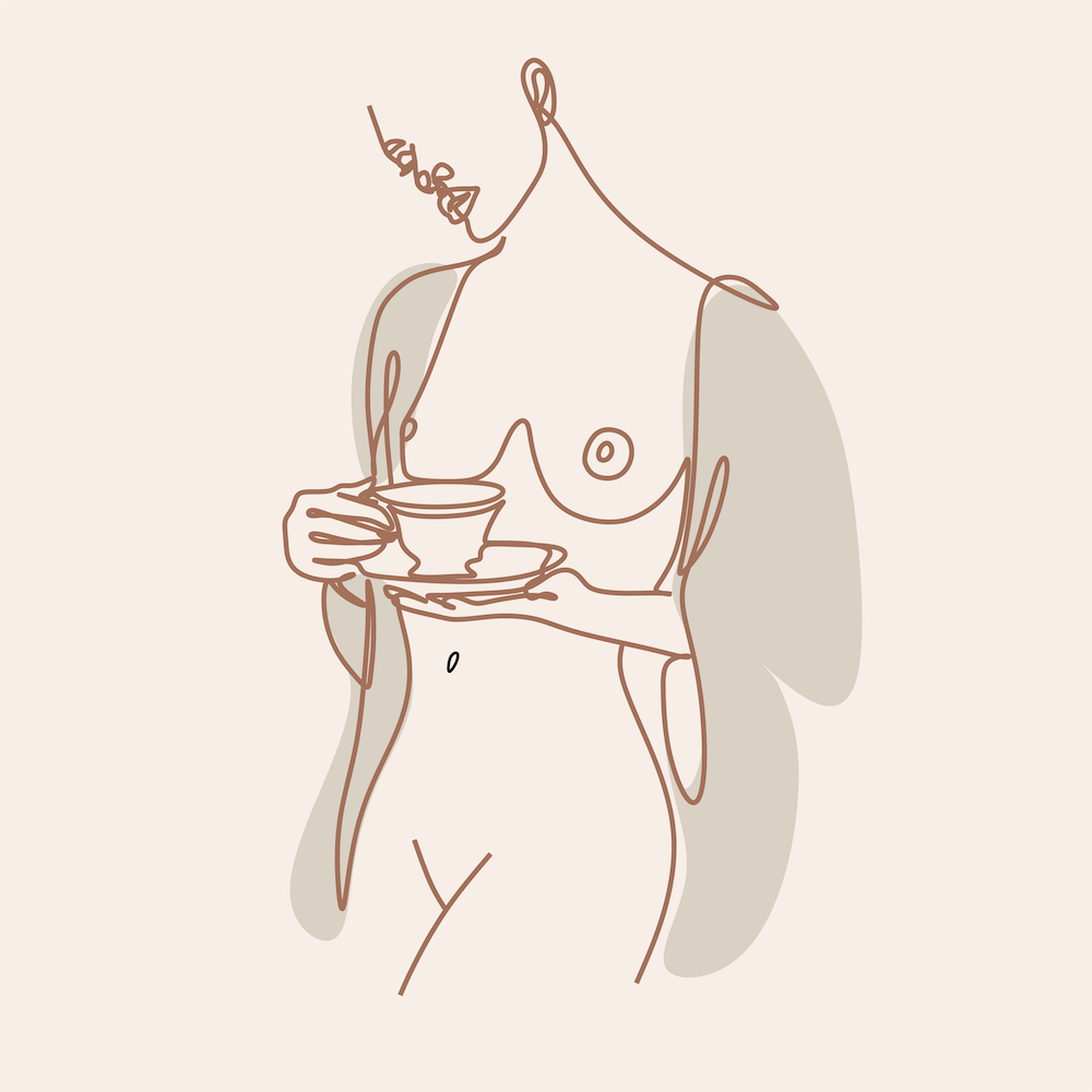 Nude And Curvy Line