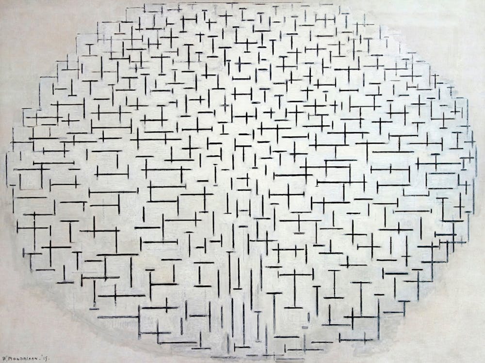 Composition No 1, Piet Mondrian
