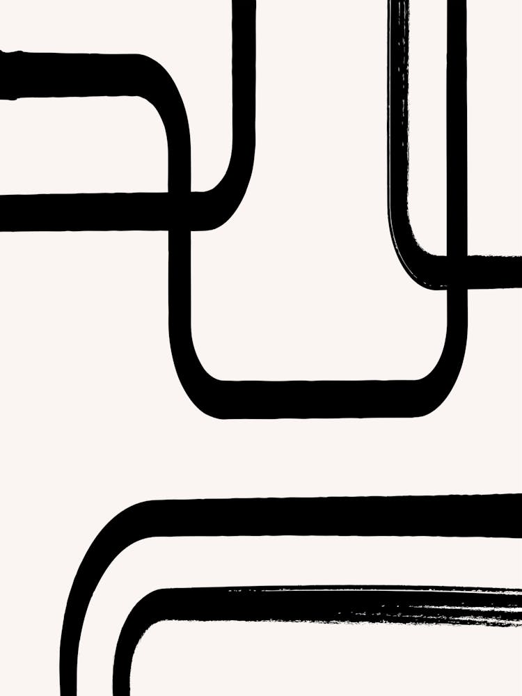 Abstract Black And White Lines
