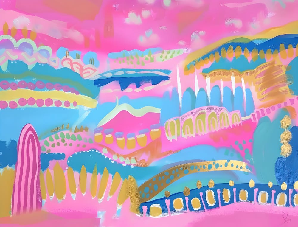 Pink Landscape 1