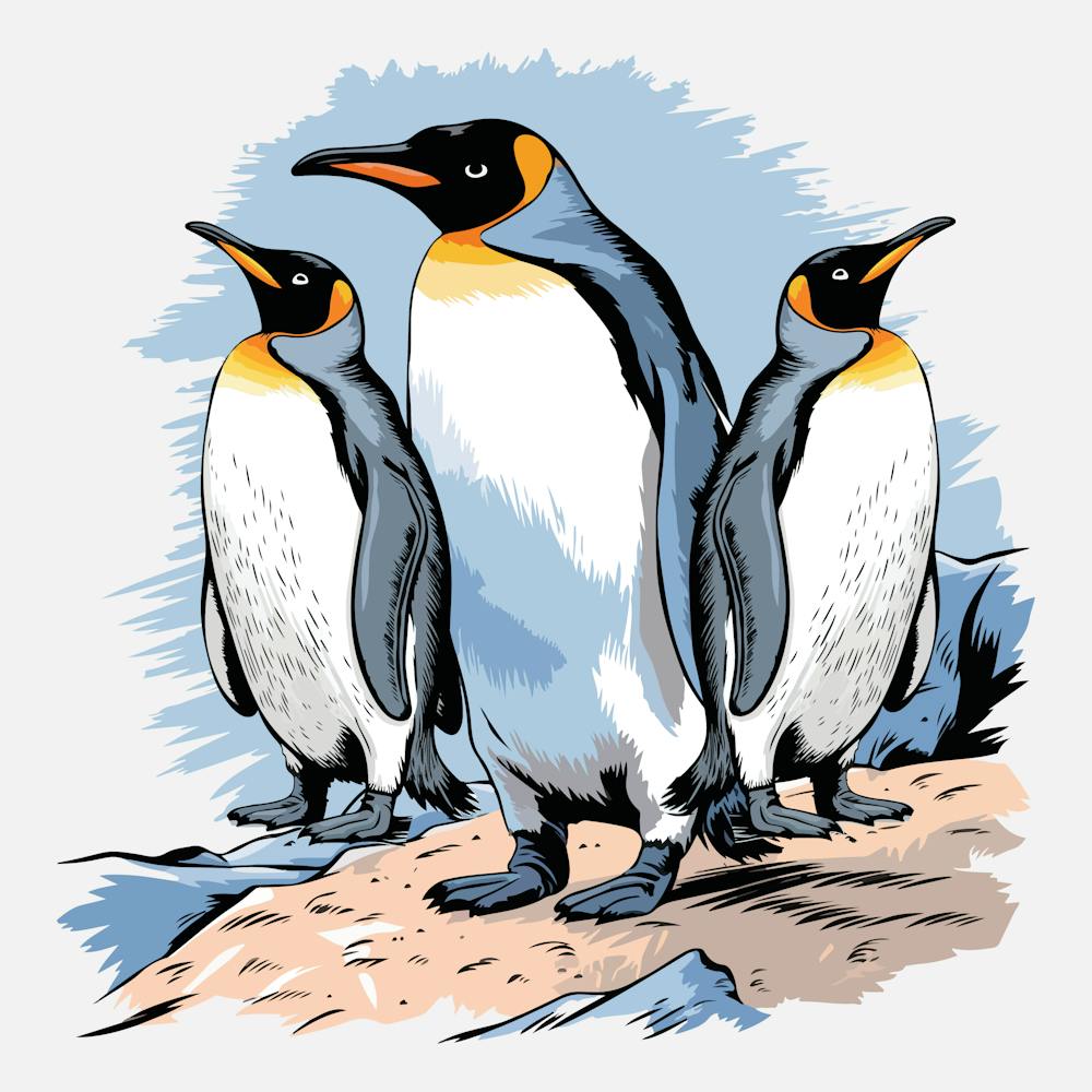 Königspinguin Lustiger Babypinguin Pesto