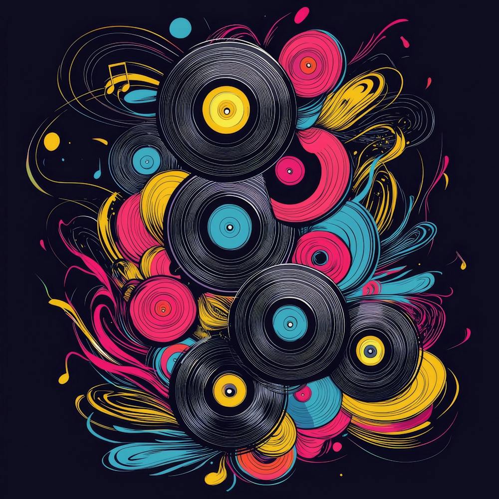Vinyl Swirls