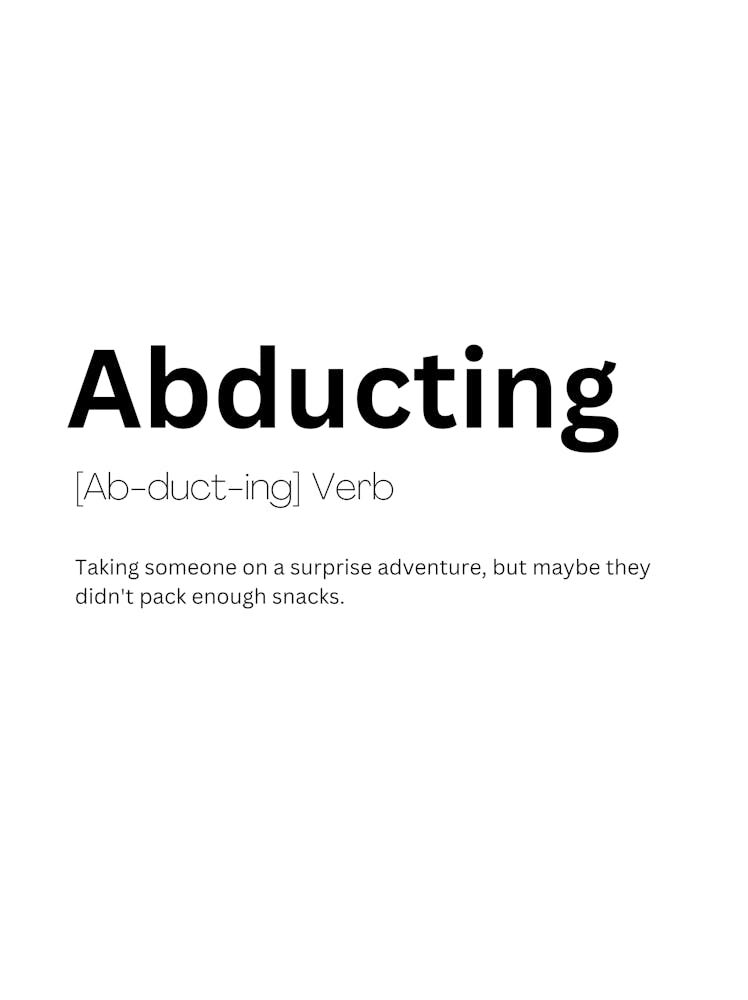 Abducting Definition Meaning