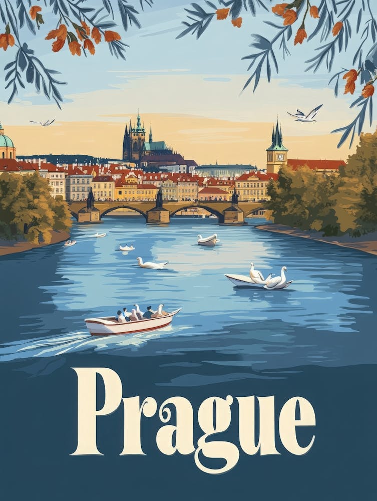 Aihrgdesign A Mid Century Modern Travel Poster For Prague Sho 64ec64c3 6a75 4772 Ab65 8a0a92dea7dc 2