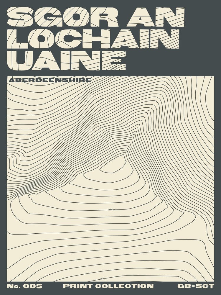 Sgor An Lochain Uaine - Scottish Munro Mountain