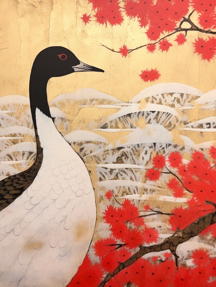 Vogelillustration Kanadagans 2