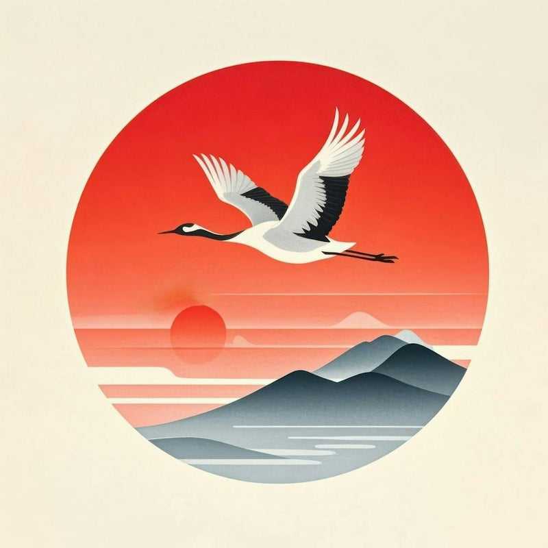 Crane In Flight 1