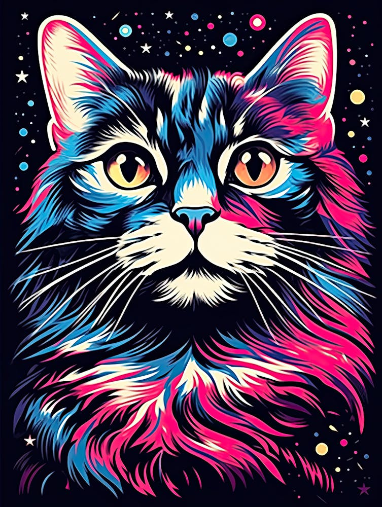 Celestial Whiskerwarp, Psychedelic Cats series