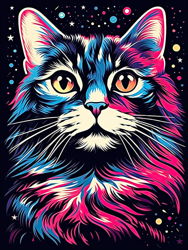 Celestial Whiskerwarp, Psychedelic Cats series