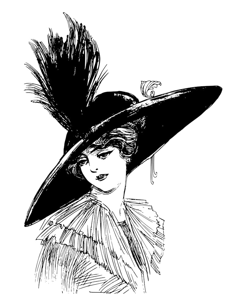 Lady In Hat 1