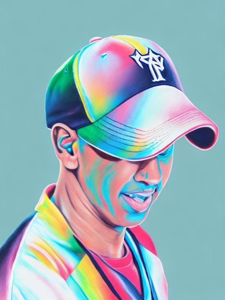 Daddy Yankee Colourful Illustration