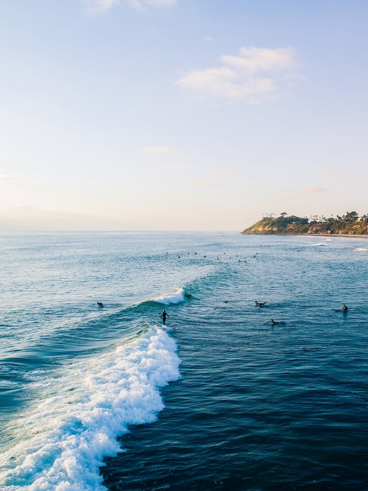 Journée Paisible De Surf