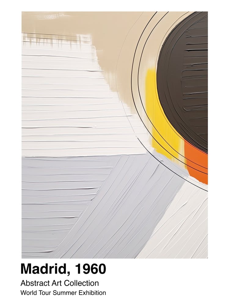 World Tour Exhibition, Abstract Art, Madrid, 1960 9