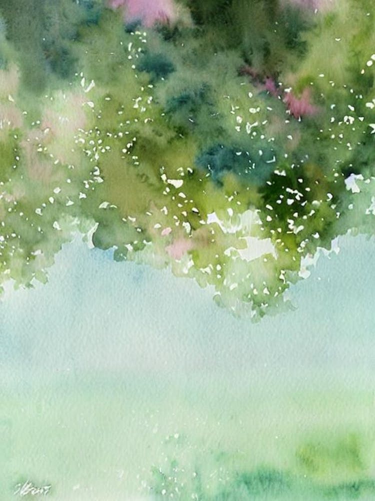 Sea Horse Storybook Watercolour