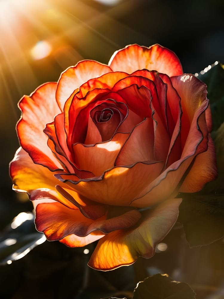 Sonnenaufgangsrose