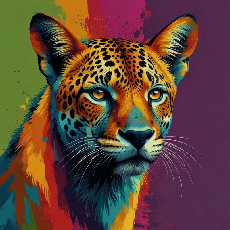 Colorful Leopard