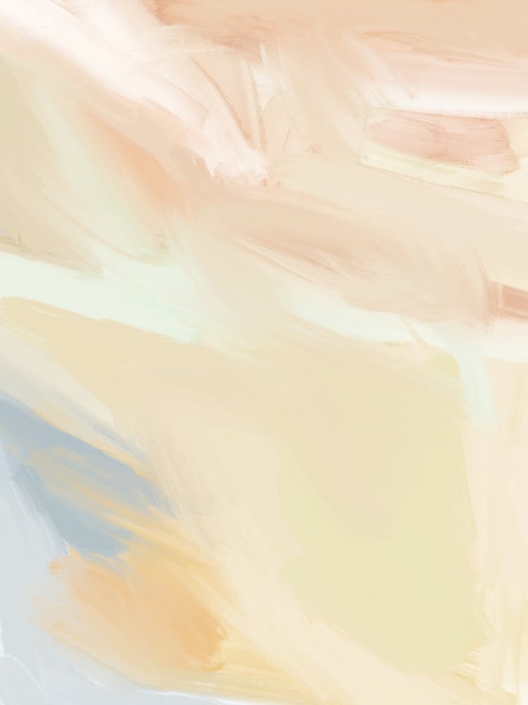 Abstract Soft Color Neutral Watercolor Painting