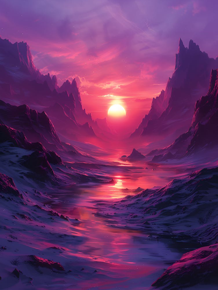 Sunset In The Mountains 15