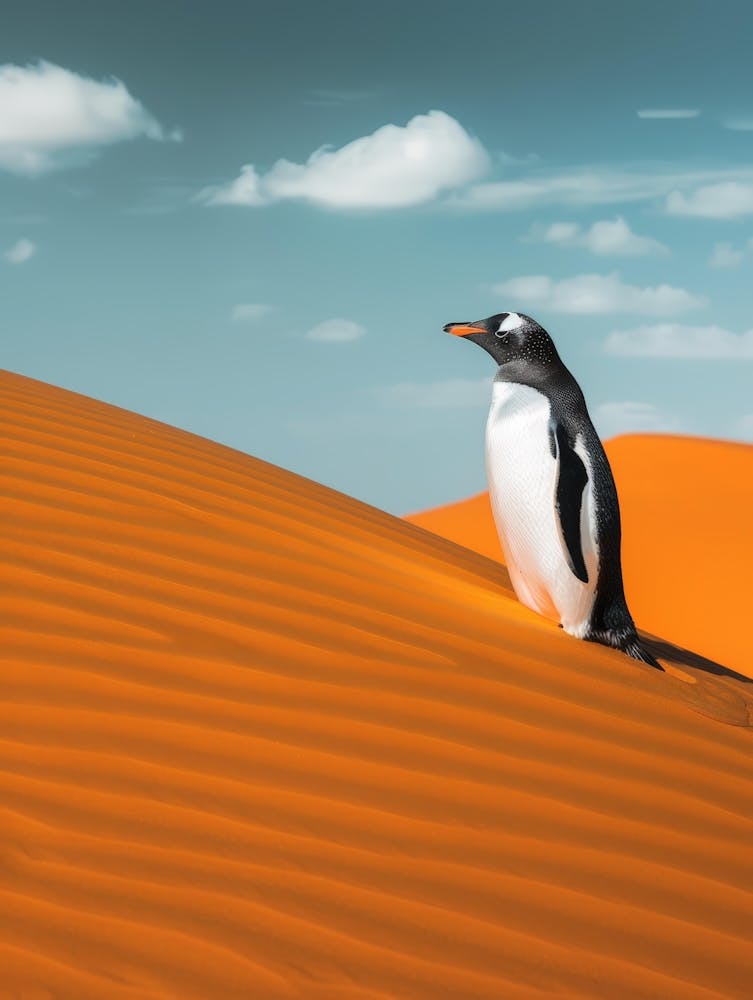 Penguin In The Desert 12