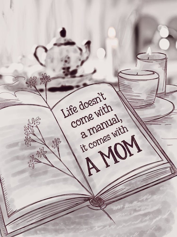 Life Doesn'T Come With A Manual It Comes With A Mom 1