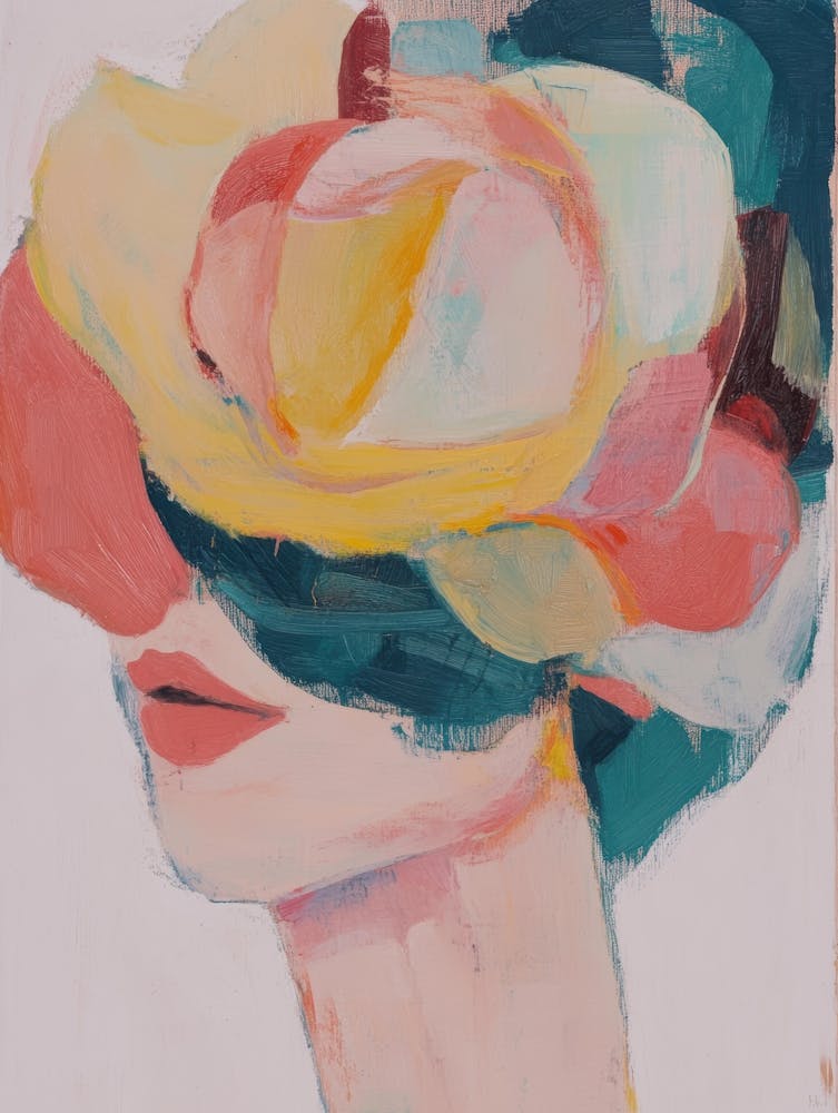 Abstract Of A Woman'S Head 8