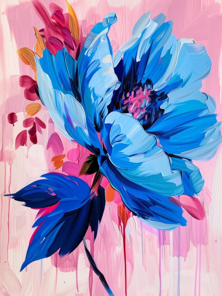 Blue Peony 2