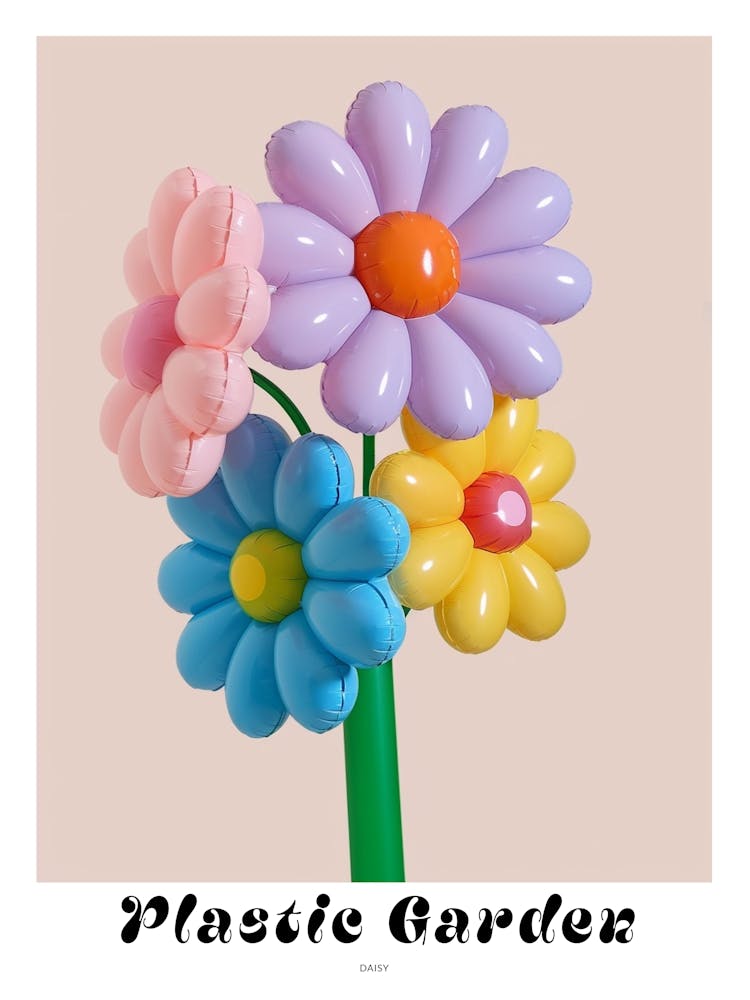 Dreamy Inflatable Flowers Poster Daisy 2