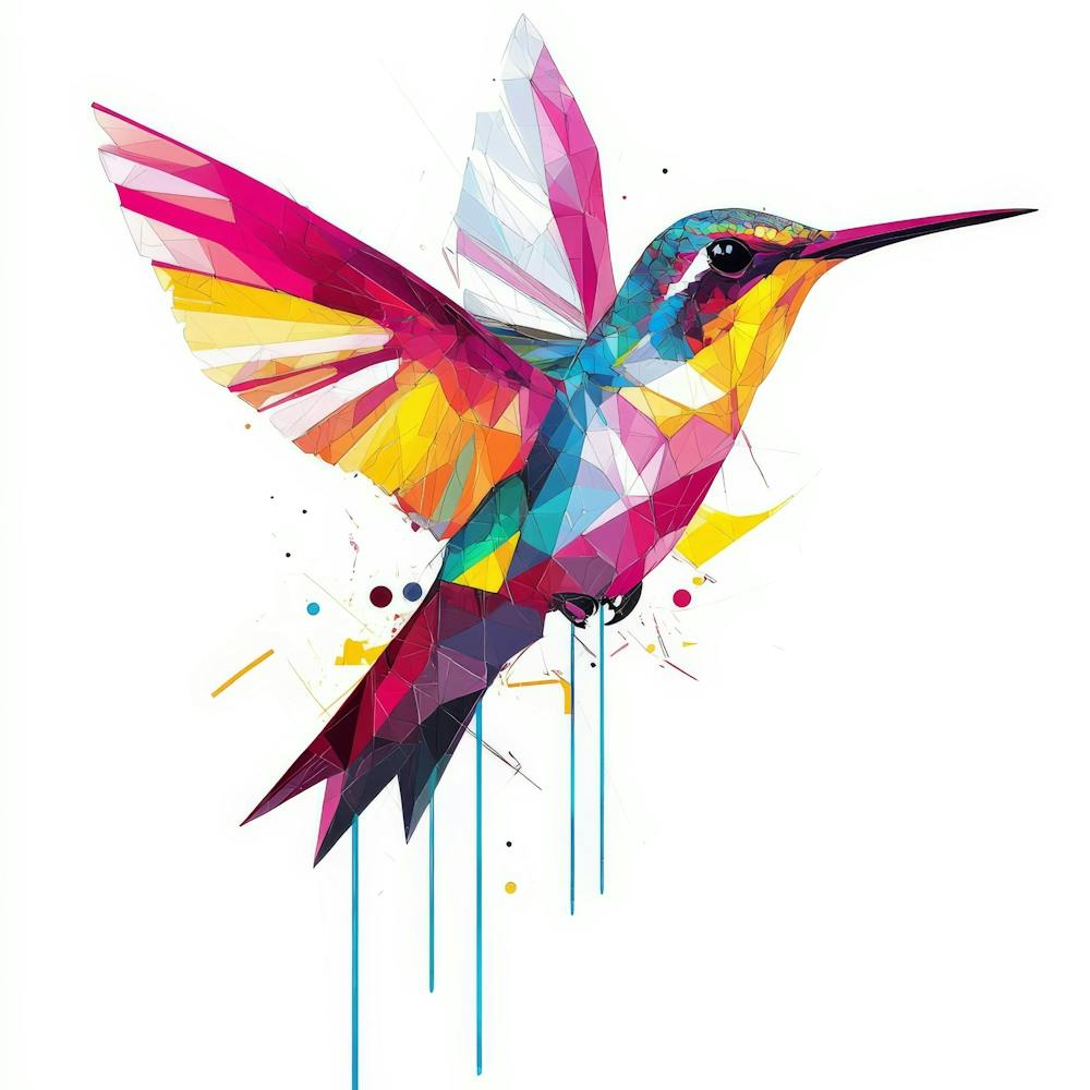 Colorful Hummingbird 2