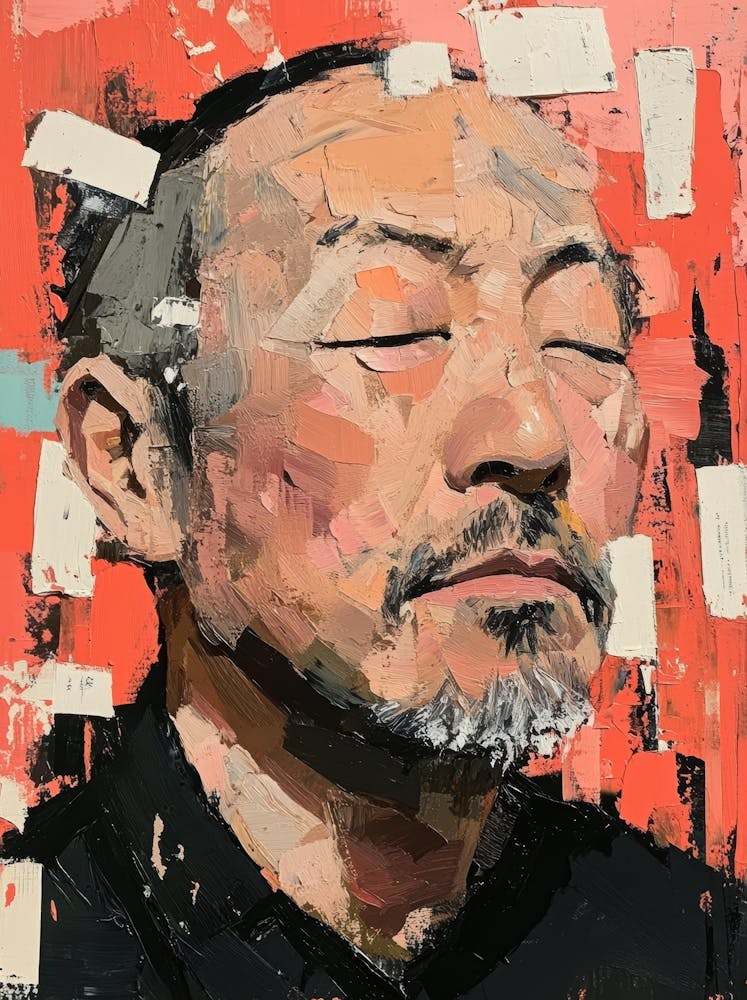 Portrait Of An Asian Man