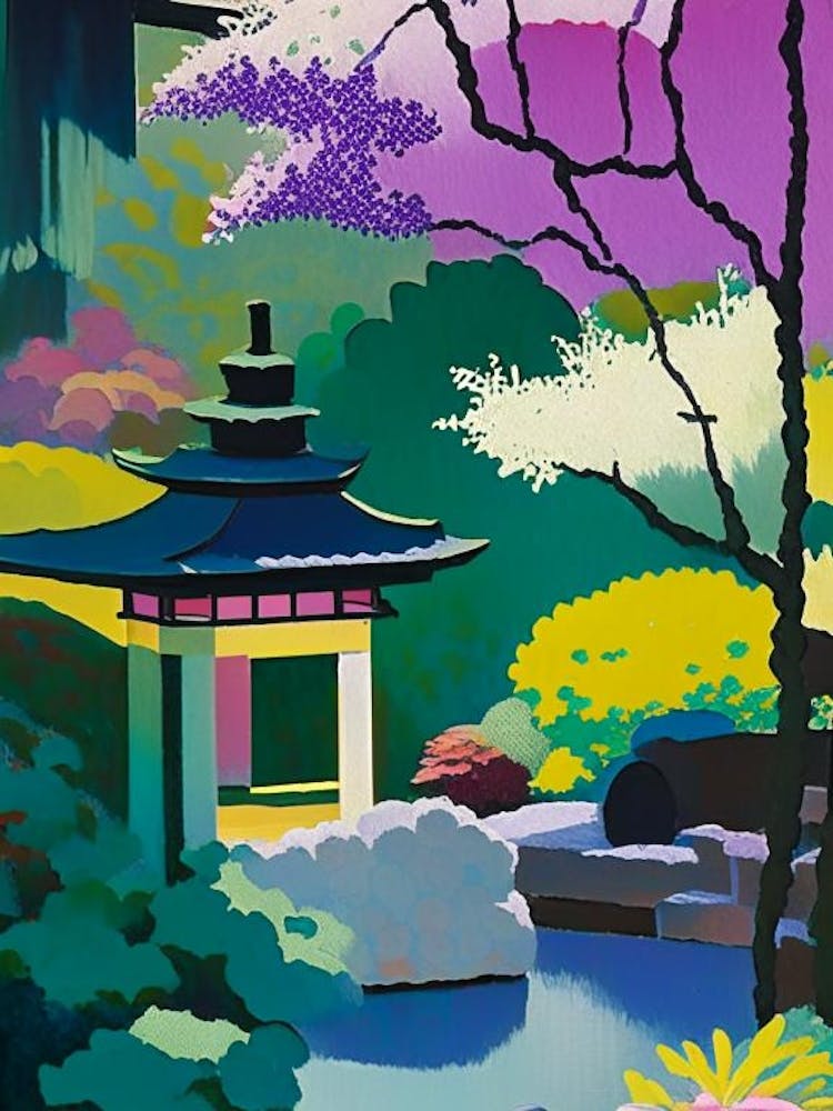 Ryoan Ji Garden, 1, Japan Abstract Still Life