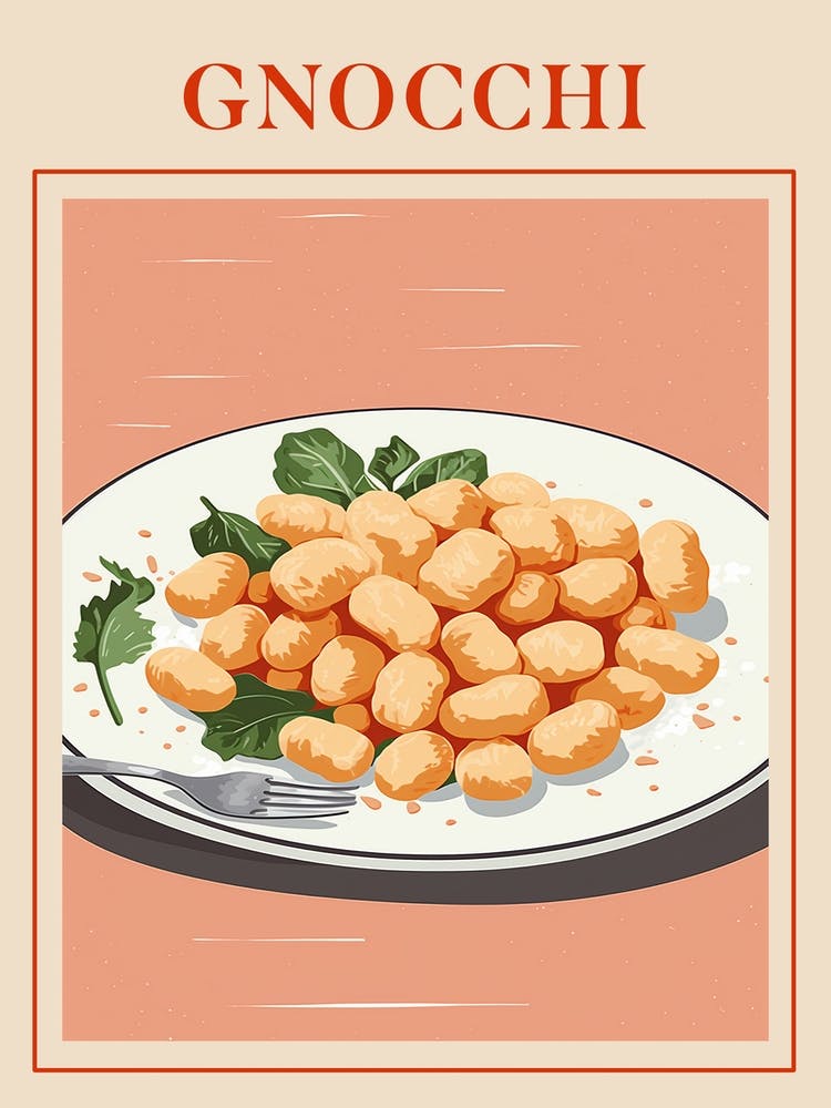 Gnocchi Italian Pasta Poster