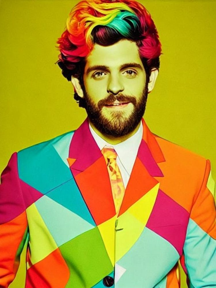 Thomas Rhett Colourful Pop Art