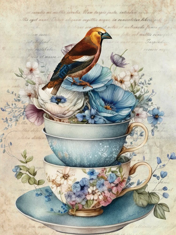 Flowers And Tea