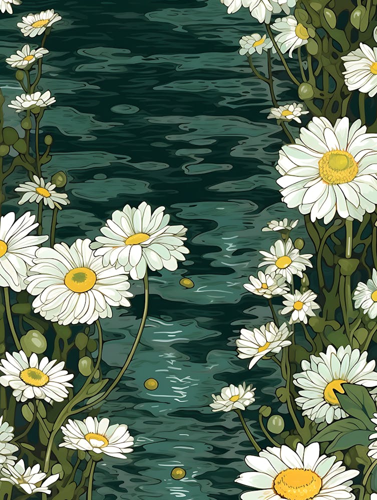 Daisies By The Water